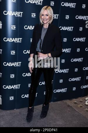 London, Großbritannien. 02. März 2023. Jenni Falconer sah, wie sie an einer Galaabend für "Cabaret at the Kit Kat Club" in London teilnahm. (Foto: Brett Cove/SOPA Images/Sipa USA) Guthaben: SIPA USA/Alamy Live News Stockfoto