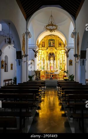 Kirche der Unbefleckten Empfängnis in Mijas Stockfoto