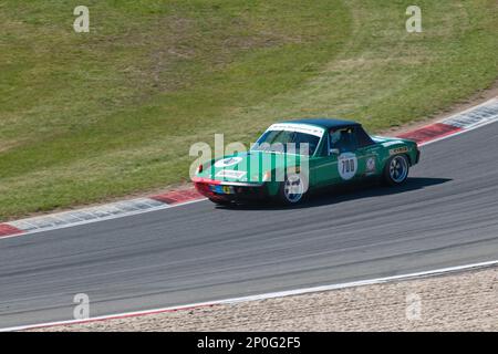 Porsche 914/6 GT, Rennstrecke Nuerburgring, 24h Classic, Kurven, Curbes, Tracks, Rennstrecke, Track, Youngtimer-Trophäe, Oldtimer-Auto, 70ies, 80ies Stockfoto