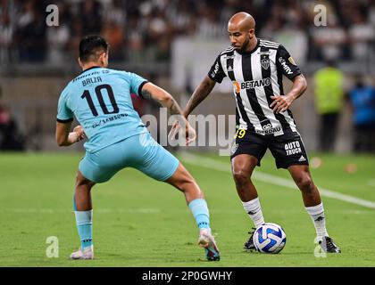 1. März 2023: Estadio Mineirao, Belo Horizonte, Brasilien: Patrick of Atlético Mineiro, während des Fußballspiels Copa Libertadores zwischen Atletico Mineiro und Carabobo Stockfoto