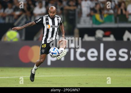 1. März 2023: Estadio Mineirao, Belo Horizonte, Brasilien: Patrick of Atlético Mineiro, während des Fußballspiels Copa Libertadores zwischen Atletico Mineiro und Carabobo Stockfoto