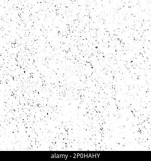 Grunge Overlay Schwarz-Weiß-Texturvektor – kratzende Sandstruktur für dein abstraktes Design Stock Vektor