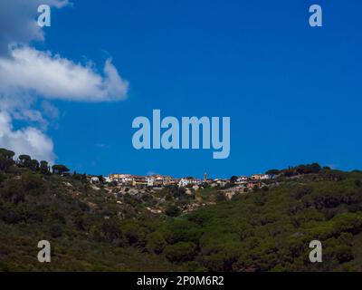 Panorama auf Elba Island, Italien Stockfoto