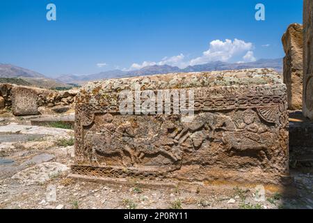 Surb Astvatsin Church (1321) in der Nähe des Dorfes Areni in der Provinz Vayots Dzor, Armenien Stockfoto