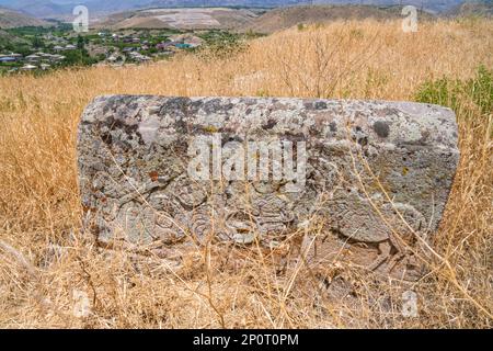 Surb Astvatsin Church (1321) in der Nähe des Dorfes Areni in der Provinz Vayots Dzor, Armenien Stockfoto