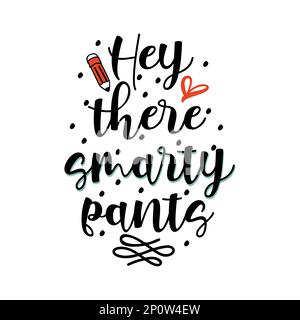 Doodle handgezeichnete inspirierende Zitate aus der Schule. Darstellung des Vektormaterials. Stock Vektor