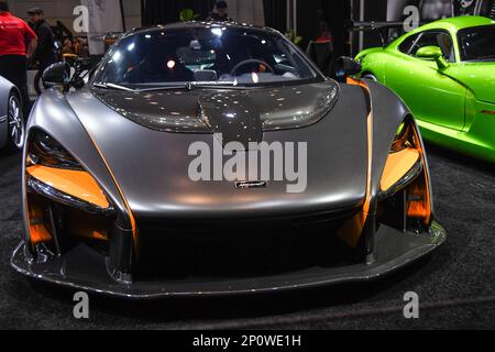 Supersportwagen im Toronto Metro Convention Centre ausgestellt Stockfoto