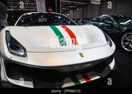Supersportwagen im Toronto Metro Convention Centre ausgestellt Stockfoto