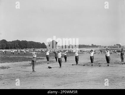 Fort Myer Offiziersausbildungslager, 1917. Stockfoto