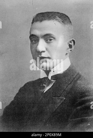 A. Kerensky aus Russland, 1917. Russischer Rechtsanwalt und Revolutionär, der die russische provisorische Regierung und die kurzlebige Russische Republik drei Monate lang von Ende Juli bis Anfang November 1917 führte. Stockfoto