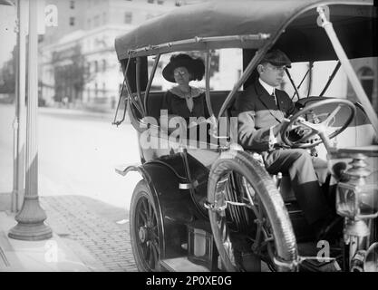 Mrs. Thomas Riley Marshall, 1913. Lois Irene Marshall, Ehefrau von Thomas R. Marshall, US-Vizepräsident. Stockfoto