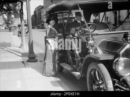 Mrs. Thomas Riley Marshall, 1913. Lois Irene Marshall, Ehefrau von Thomas R. Marshall, US-Vizepräsident. Stockfoto