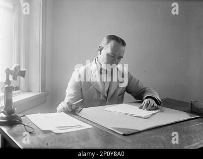 George M. Rolph, 1917. Rolph war für die Zuckerabteilung der US-Lebensmittelbehörde zuständig. Stockfoto