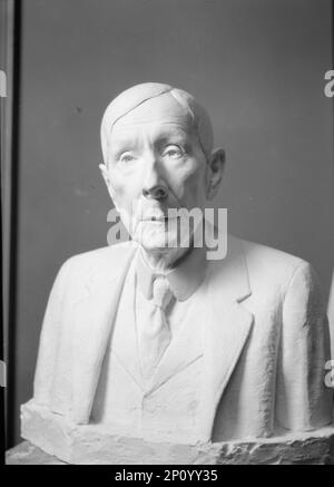 Rockefeller, J.D., Mr., Portrait Bust, 1918. August 2. Stockfoto