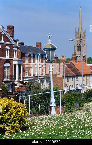 St. James Church von Upgate aus gesehen. Louth. Lincolnshire. England Stockfoto