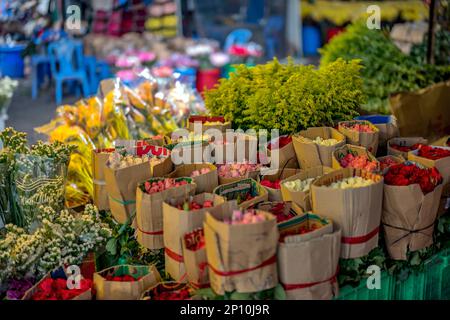 Ho Thi Ky Blumenmarkt, Ho-Chi-Minh-Stadt, Vietnam Stockfoto