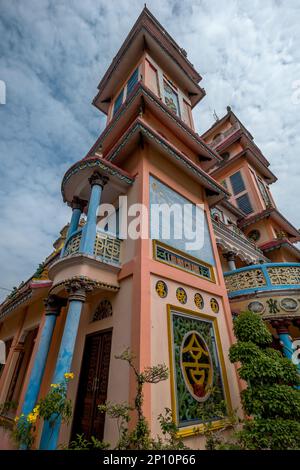 Cao Dai Tempel Von Sa Dec, Vietnam Stockfoto