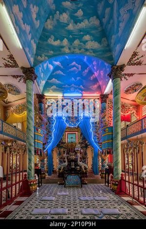 Cao Dai Tempel Von Sa Dec, Vietnam Stockfoto