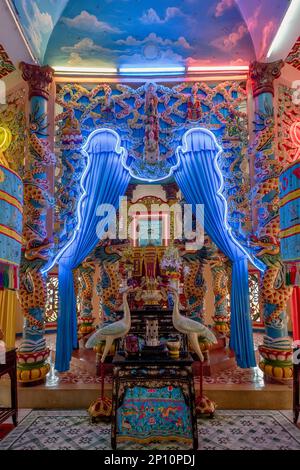 Cao Dai Tempel Von Sa Dec, Vietnam Stockfoto