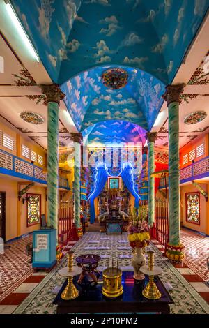 Cao Dai Tempel Von Sa Dec, Vietnam Stockfoto