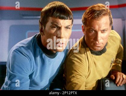 Star Trek Captin Kirk & Spock Stockfoto