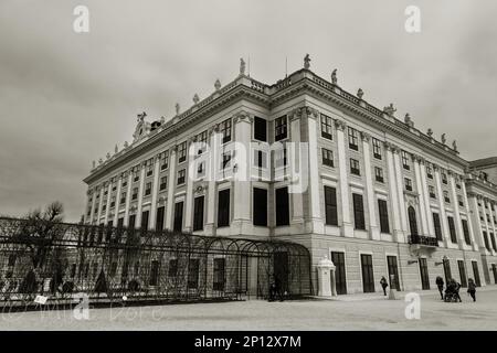 Um Schloss Schönbrunn, Wien Stockfoto