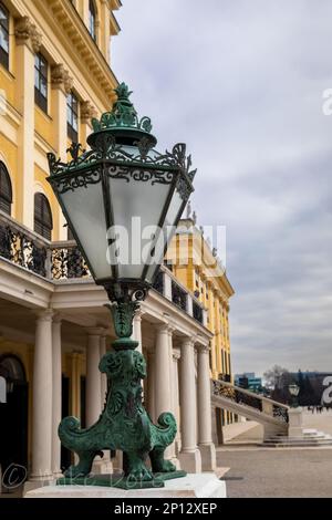 Um Schloss Schönbrunn, Wien Stockfoto