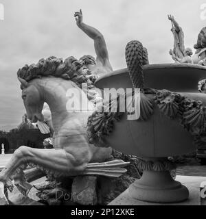 Um Schloss Schönbrunn, Wien Stockfoto