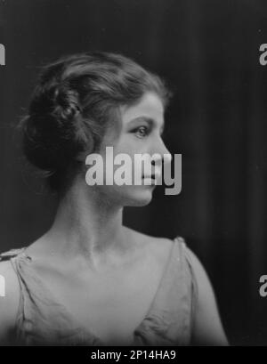 Isadora Duncan Tänzerin, Porträtfoto, zwischen 1915 und 1923. Stockfoto