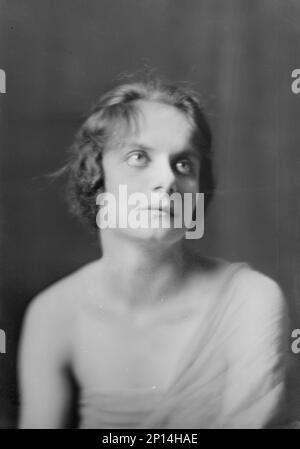 Isadora Duncan Tänzerin, Porträtfoto, zwischen 1915 und 1923. Stockfoto