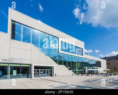 Marburg: Gebäude Erwin-Piscator-Haus mit Theater Hessisches Landestheater in Lahntal, Hessen, Hessen, Deutschland Stockfoto