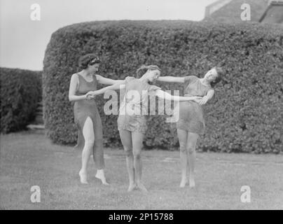 Anita Zahn Tänzer, zwischen 1911 und 1942. Stockfoto