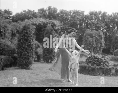 Anita Zahn Tänzer, zwischen 1911 und 1942. Stockfoto