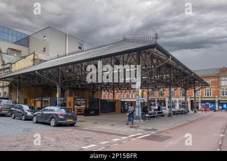 02.03.2023 Preston, Lancashire, Großbritannien. Geschäfte in St Georges, Fishergate und Friargate im Zentrum von Preston Stockfoto