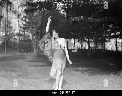 Elizabeth Duncan Tänzer, zwischen 1916 und 1941. Stockfoto