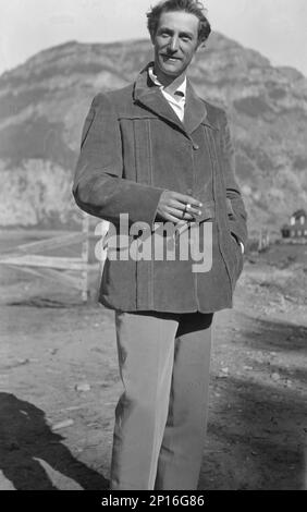 Filmset für einen Western, zwischen 1896 und 1942. Stockfoto