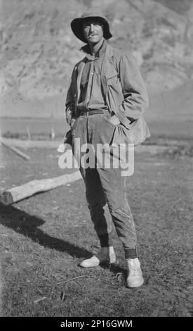 Filmset für einen Western, zwischen 1896 und 1942. Stockfoto