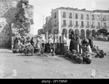 Reiseansichten von Europa, zwischen 1904 und 1938. Stockfoto