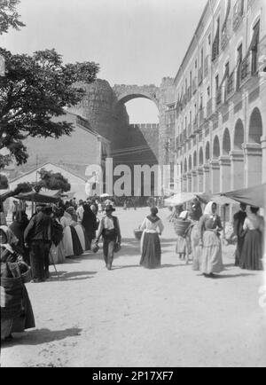 Reiseansichten von Europa, zwischen 1904 und 1938. Stockfoto