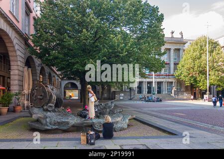 Wuppertal: Barmen-Rathaus im Bergischen Land, Nordrhein-Westfalen, Nordrhein-Westfalen, Deutschland Stockfoto