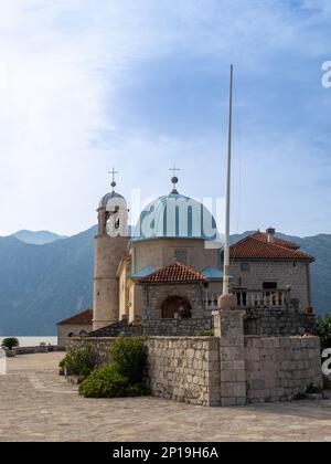 Unsere Liebe Frau von den Felsen Kirche, Montenegro Stockfoto