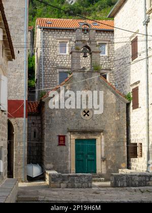 Johannes der Täufer Kirche, Perast Stockfoto