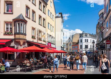 Bonn: Altstadt, Fußgängerzone, Restaurant in Rhein-Sieg-Region, Nordrhein-Westfalen, Nordrhein-Westfalen, Deutschland Stockfoto