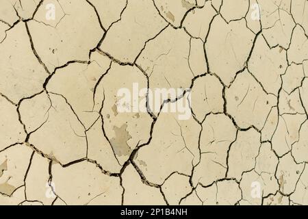 Abstrakte Muster auf trockenem Schmutzhintergrund, Diamanten Stockfoto