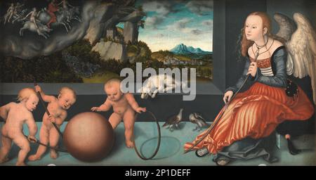 Melancholie, 1532. Stockfoto