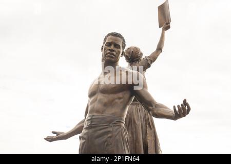 Emanzipation und Freedom Monument auf Browns Island Richmond Virginia Stockfoto