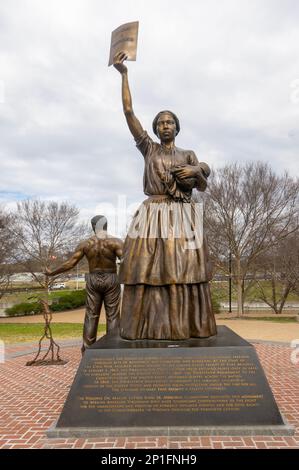 Emanzipation und Freedom Monument auf Browns Island Richmond Virginia Stockfoto