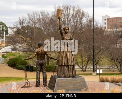 Emanzipation und Freedom Monument auf Browns Island Richmond Virginia Stockfoto