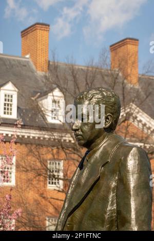 Thurgood Marshall Memorial am Lawyers Mall State House Square in Annapolis Maryland Stockfoto