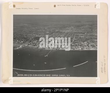 Texas - Corpus Christi, Luftfoto. Stockfoto